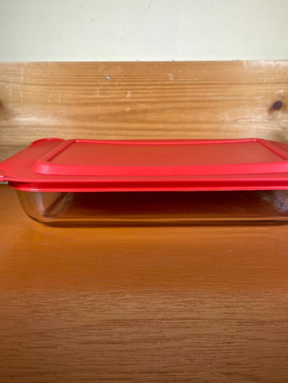 Pyrex 232 Casserole Baking Dish 2.2 Qt 2L. Clear Glass Vintage USA W/LID